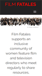 Mobile Screenshot of filmfatales.org